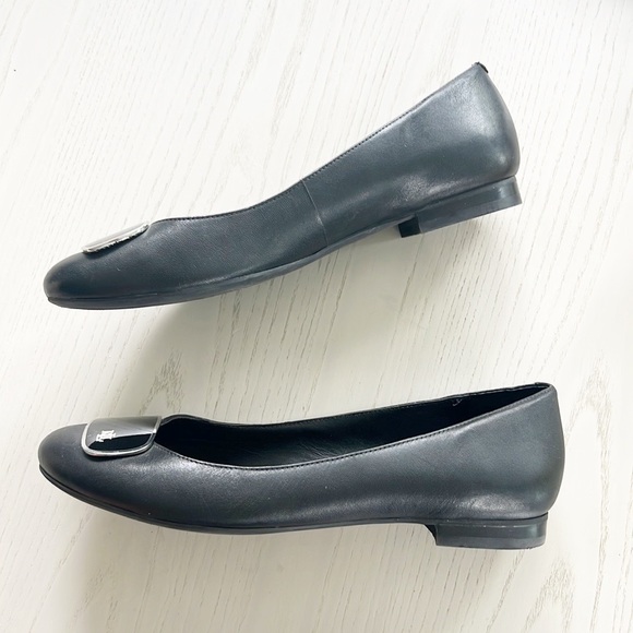 Lauren Ralph Lauren Carmen Slip On Flats Black size 8 - Picture 4 of 14